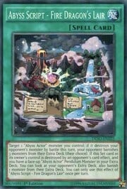 Abyss Script - Fire Dragon's Lair · Super Rare 025