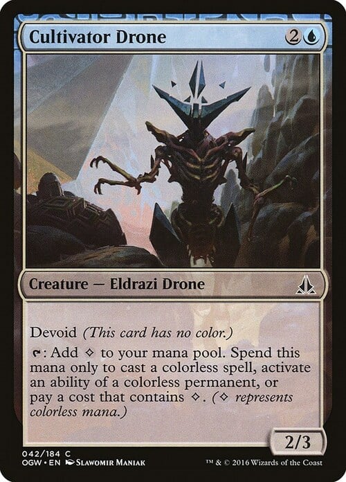 Cultivator Drone Card Front