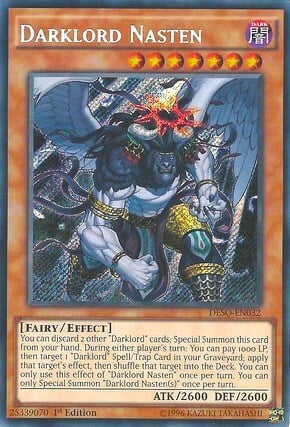 Darklord Nasten Card Front