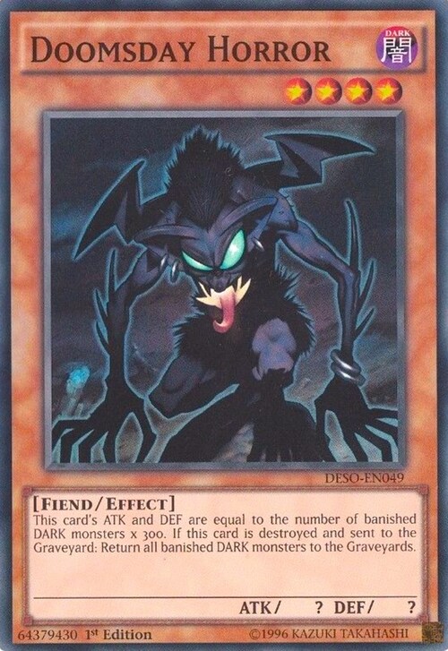 Doomsday Horror Card Front