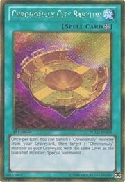 Chronomaly City Babylon · Gold Secret Rare 008