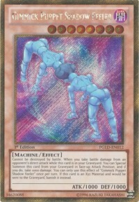 Gimmick Puppet Shadow Feeler Card Front