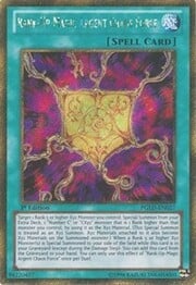 Rank-Up-Magic Argent Chaos Force · Gold Secret Rare 027