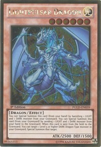 Lightpulsar Dragon Card Front