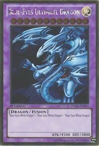 Blue-Eyes Ultimate Dragon Card Front