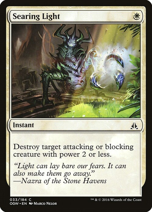 Searing Light Card Front