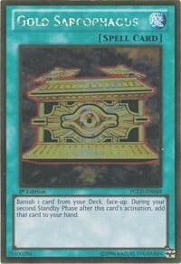 Gold Sarcophagus Card Front