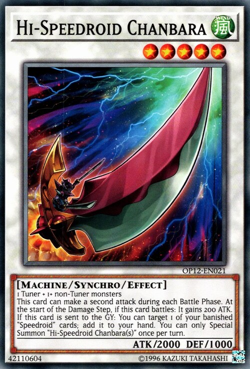 Hi-Speedroid Chanbara Card Front