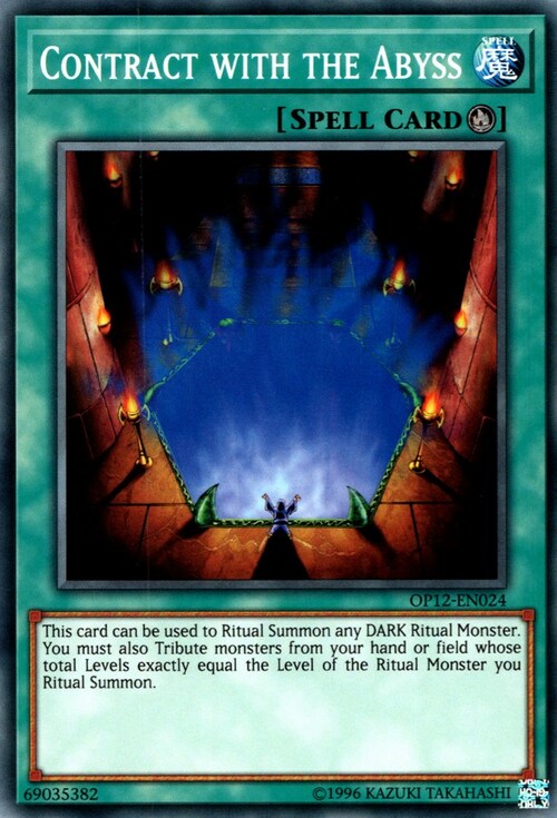 Contract with the Abyss Card Front
