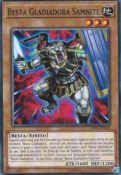 Gladiatore Bestia Samnite Card Front