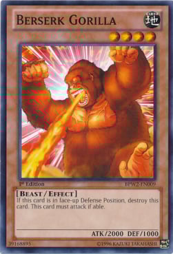 Berserk Gorilla Card Front