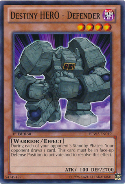 Destiny Hero - Defender Card Front