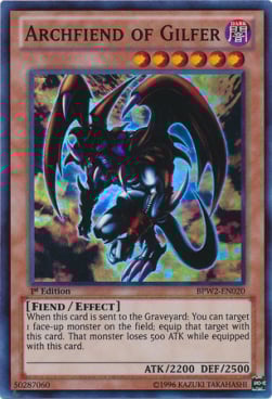 Archfiend of Gilfer Card Front