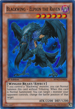 Blackwing - Elphin the Raven Card Front