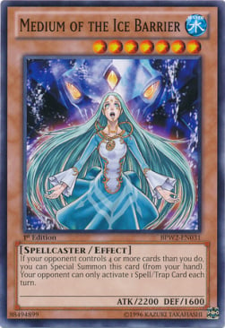 Medium of the Ice Barrier Card Front