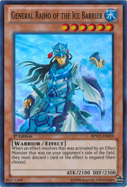 General Raiho of the Ice Barrier Card Front