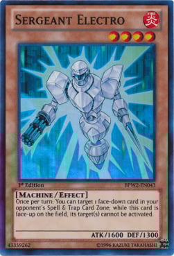 Sergeant Electro Card Front