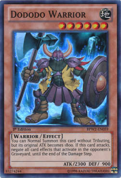 Dododo Warrior Card Front