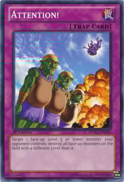 Attenzione! Card Front