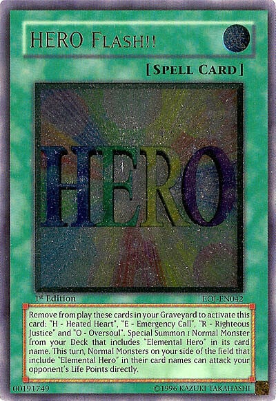 Hero Flash!! Card Front