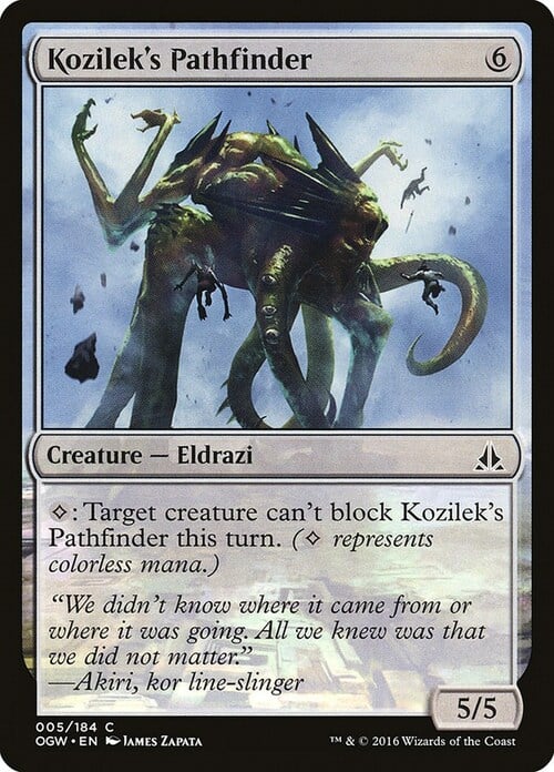 Kozilek's Pathfinder Card Front