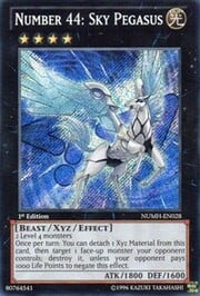 Number 44: Sky Pegasus · Secret Rare 028sec