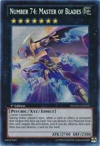 Number 74: Master of Blades Card Front