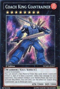 Coach King Giantrainer Card Front