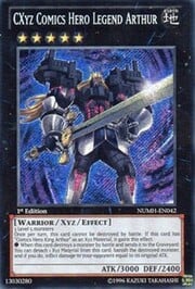 CXyz Comics Hero Legend Arthur · Secret Rare 042sec