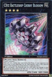 CXyz Battleship Cherry Blossom · Secret Rare 044sec