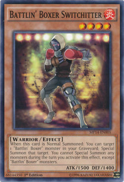 Battlin' Boxer Switchitter Card Front
