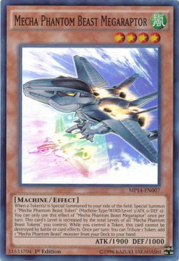 Mecha Phantom Beast Megaraptor Card Front
