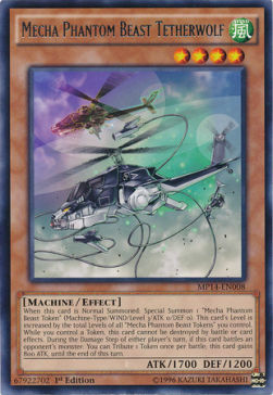 Mecha Phantom Beast Tetherwolf Card Front