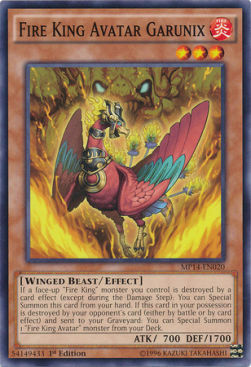 Fire King Avatar Garunix Card Front