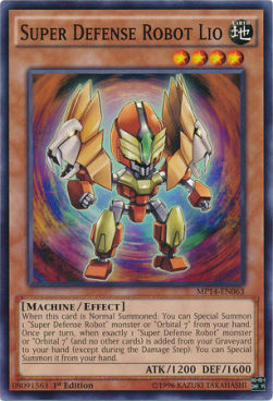 Super Robot da Difesa Leone Card Front