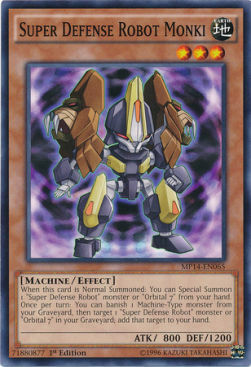 Super Defense Robot Monki Card Front