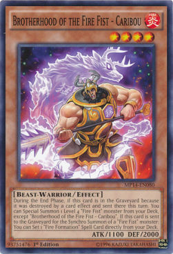 Brotherhood of the Fire Fist - Caribou Card Front