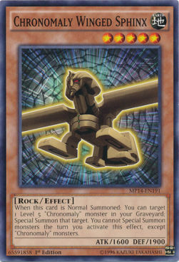 Chronomaly Winged Sphinx Card Front