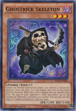 Ghostrick Skeleton Card Front