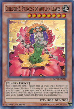 Chirubimé, Princess of Autumn Leaves Card Front