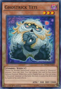Ghostrick Yeti Card Front