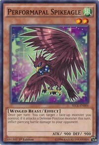 Performapal Spikeagle Card Front
