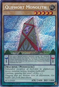 Qliphort Monolith Card Front