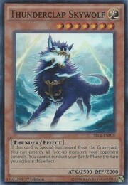 Thunderclap Skywolf · Super Rare 036