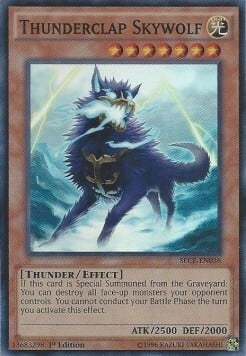 Thunderclap Skywolf Card Front