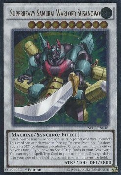 Superheavy Samurai Warlord Susanowo Card Front