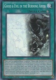 Good & Evil in the Burning Abyss · Super Rare 086