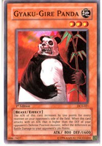 Gyaku-Gire Panda Card Front