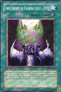 Twin Swords of Flashing Light - Tryce Card Front