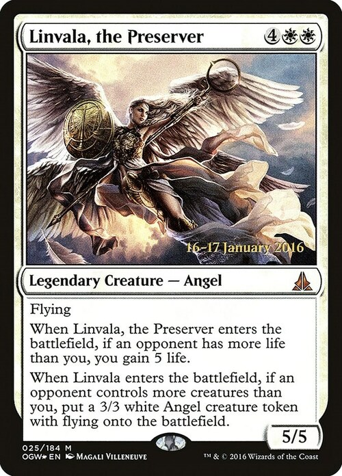 Linvala, la Protettrice Card Front